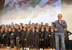 Ieri sera al cinema-teatro Lux  lo spettacolo “Ceretto 80 anni fa… adesso. Il saluto del sindaco Marco Gallo